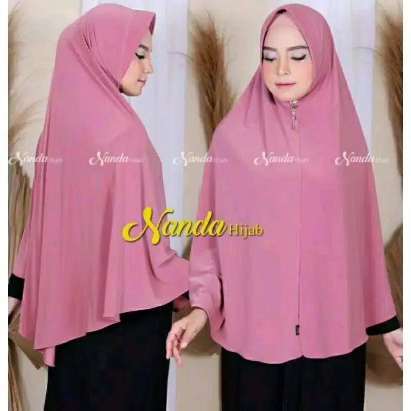 Bergo Instant Jersey Korea Super XL By Nanda Hijab