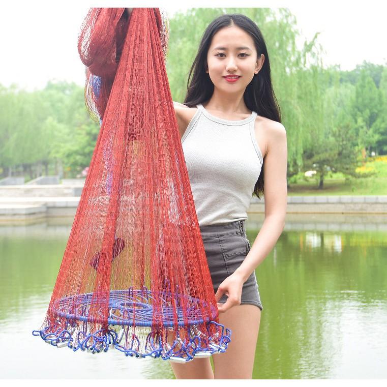 Chài Đĩa Bay - Chài Cá Thái Lan Sợi Dù Có Đĩa Chuyên Bắt Cá Tôm