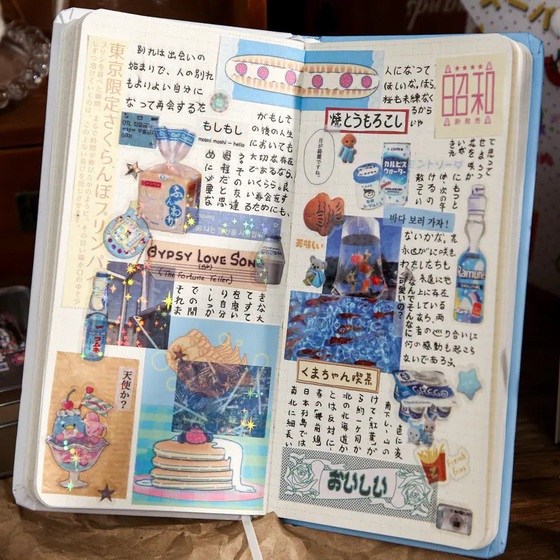 Ancient Style Store Series Sticker Sheet Decorations Journal Binder Scrapbook Polaroid Notebook Journaling Korea Modern Style Sticker 3