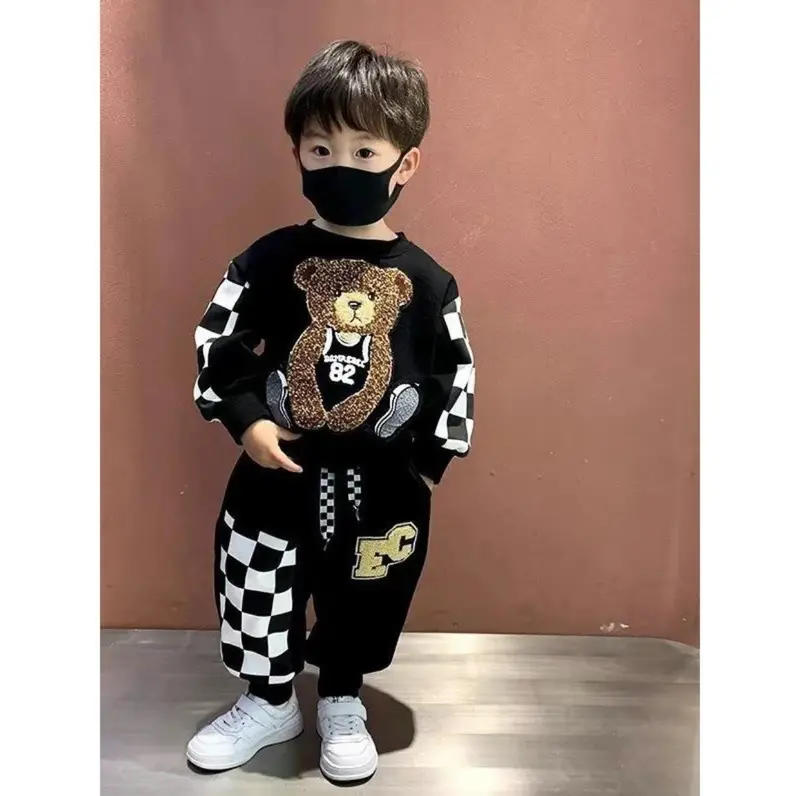 quần áo nỉ in gấu cho bé trai  6 -25kg , chất nỉ dep , năng động cá tính hàng may kỹ 0
