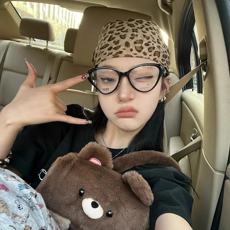 Khăn Quàng Vuông Nhỏ Nhẹ, Phong Cách Cô Gái Nóng Bỏng Xu Hướng Mới, Khăn Quàng Quấn Tóc Mùa Xuân Và Mùa Hè, Phong Cách Cổ Điển Hip-Hop, Khăn Quàng Lụa Họa Tiết Da Báo, 2025 6