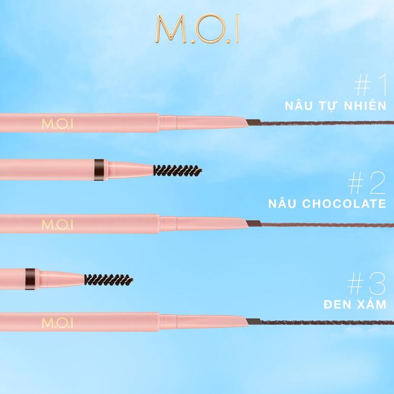 Product Introduction of Chì kẻ mày 2 đầu Perfect Shape Eyebrow M.O.I phiên bản mới Nữ Trang Điểm Mỹ Phẩm Cosmetic 9