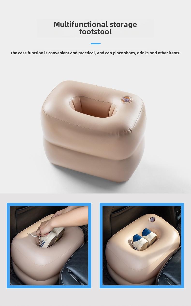 Product Introduction of Off-Road SUV Rear Seat Inflatable Mattress Portable Dual-Use Car Mattress Flocked Multi-Functional Inflatable Mattress 5