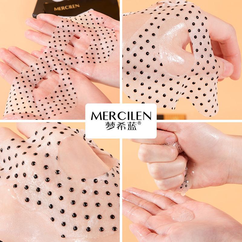 [30 Pieces] Deep Moisturizing Brightening Black Magnet Eye Mask Hydrating Hydrating and Reducing the Fine Lines Firming Skin Essence Eye Mask Beauty Salon Gentle Moisturizer Hydrate Moisture 2