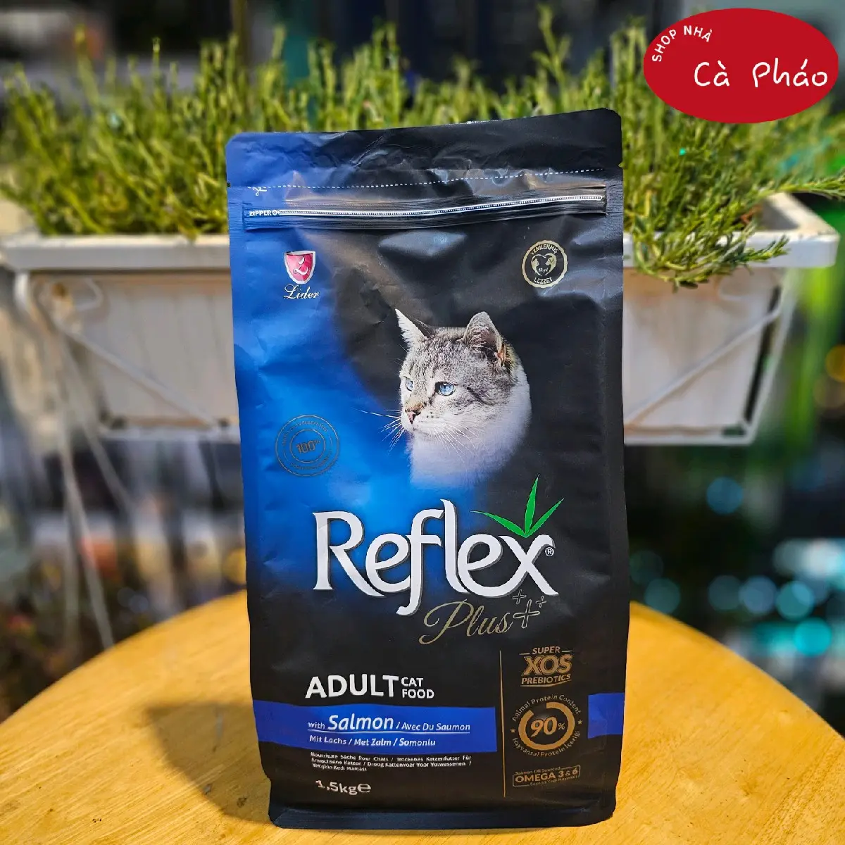 Hạt mèo Reflex vị cá hồi 1.5KG cho mèo trưởng thành