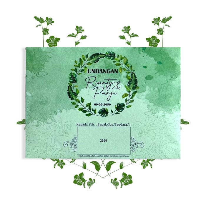 Undangan Pernikahan ERBA 2204 Elegan Modern Paket Lengkap 100 PCS Gratis Label & Plastik - JanjiKita | Default