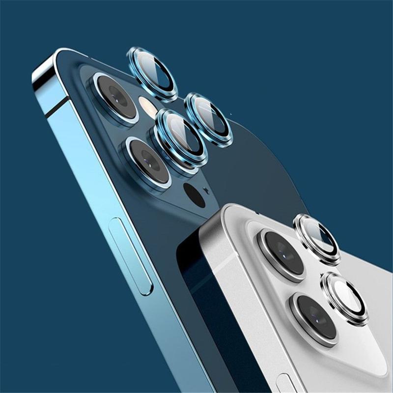 Product Introduction of Anti Fragment Anti-Scratch Plating Aluminum Tempered Glass Camera Metal Case Lens Protector Cover Protector Ring Full Cover For iPhone 11/11Pro/11Promax/12/12mini/12Pro/12Promax 12