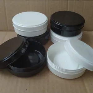 Tempat Sabun Bulat Ada tutup Soap Case Kotak Sabun Bundar Hitam