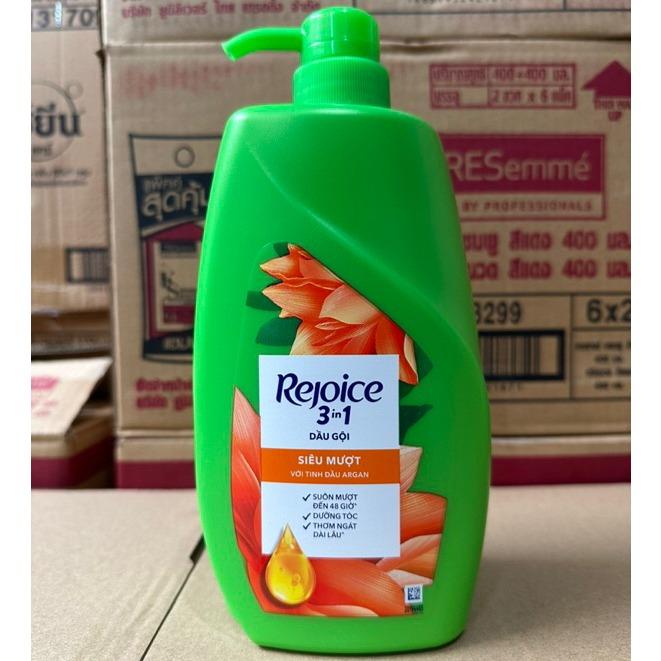  Dầu Gội Rejoice Tinh Chất Argan S.Mềm Mượt 900ml 