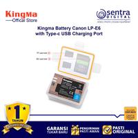 Gambar Kingma LP-E6 Battery with Type C for Canon EOS 5D IV 6D II 80D R5 R6 dari Sentra Digital Kota Surabaya 3 Tokopedia