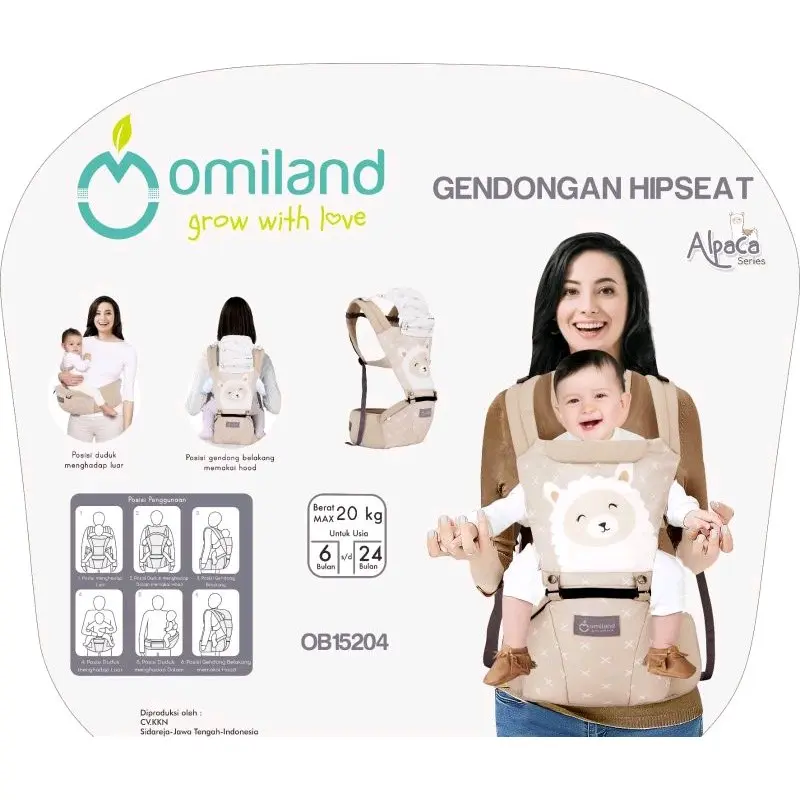 Omiland Gendongan Hipseat Alpaca Series 2