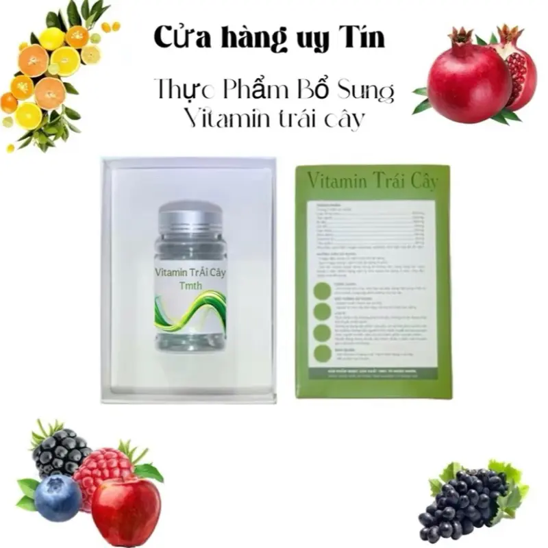 Vitamin trái cây TH Công dụng giúp làm đẹp da dưỡng nhan cho da 30v cung cấp vitamin cho da. Women