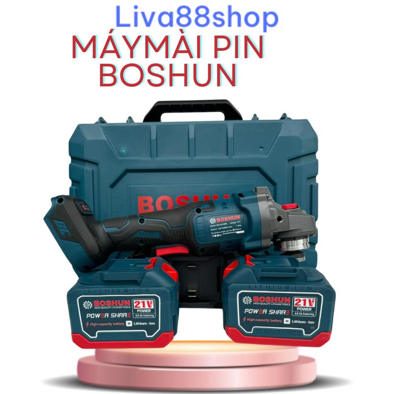 Máy mài pin Boshun BS-AG100BL Không chổi than - máy cắt pin motor ruột đồng 100%