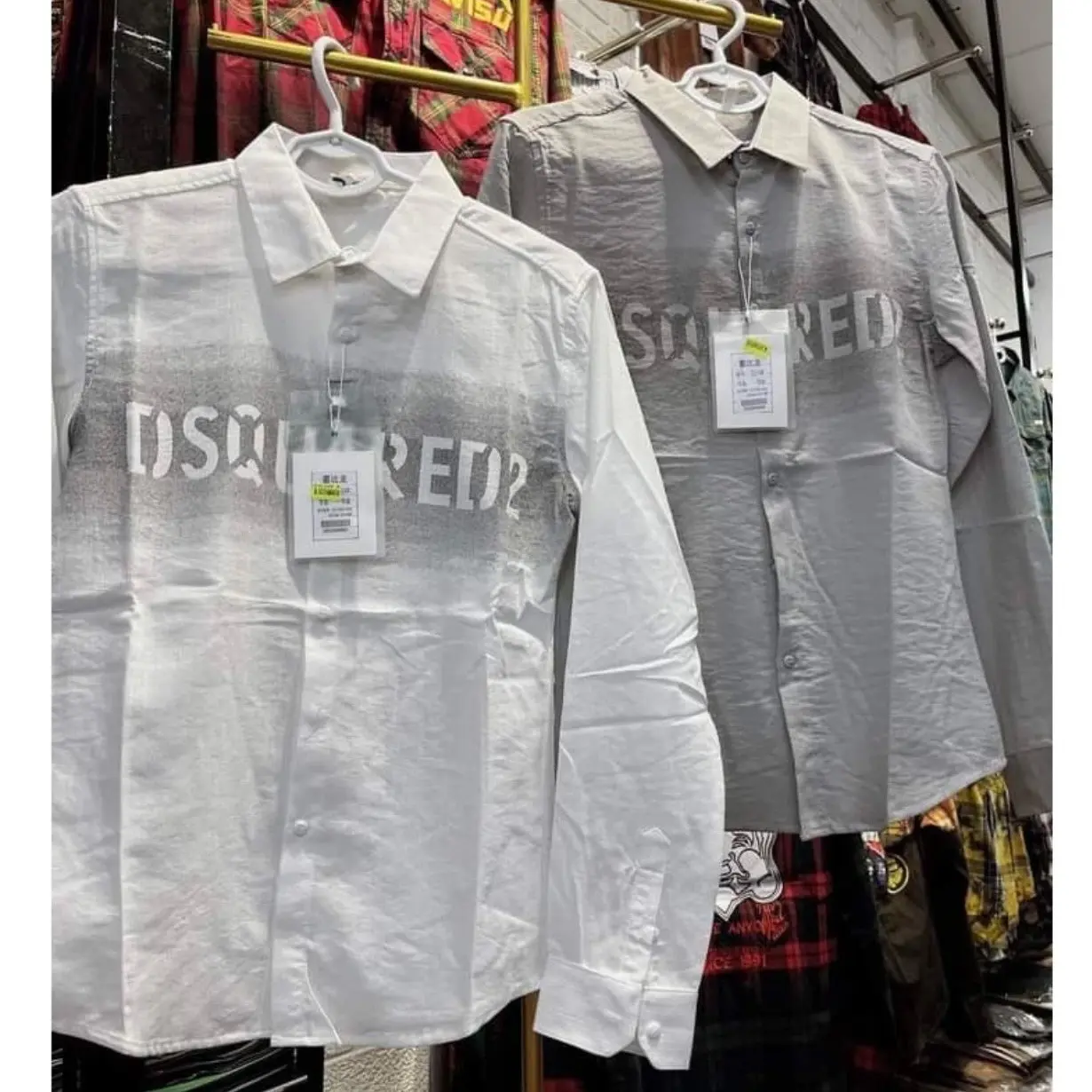 Áo sơ mi nam dài tay in họa tiết đẹp chất vải coton dày dặn mẫu mới hot hit Menswear Trắng