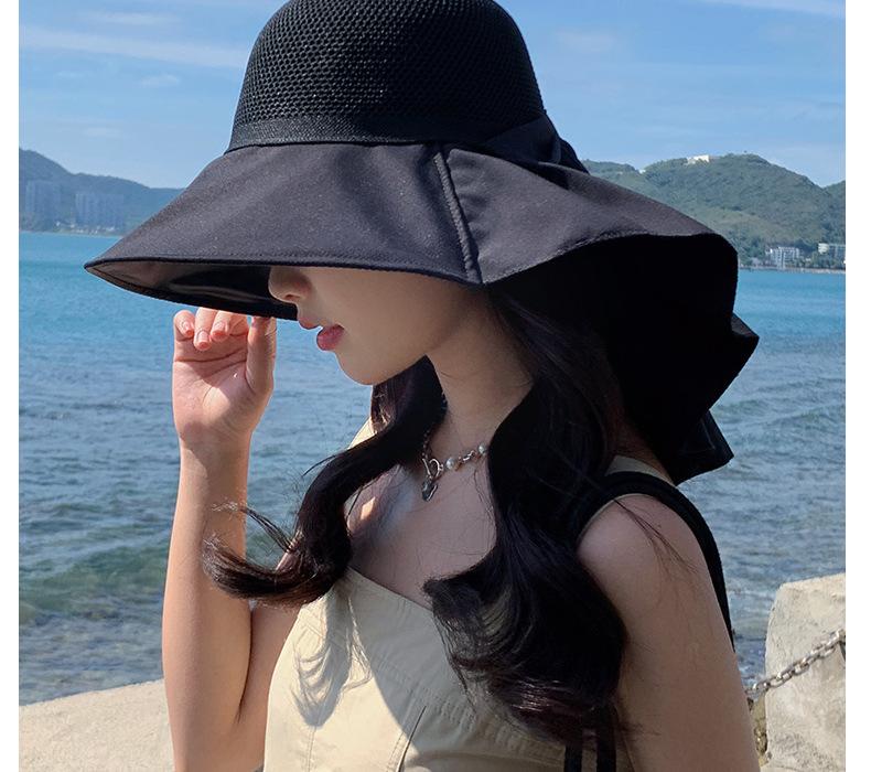 Product Introduction of Summer Wide-Brim Bucket Hat UV 50+ Sun Protection with Detachable Face Cover |   Foldable & Sweat-Proof Design for Beach Hiking Travel Accessories 23