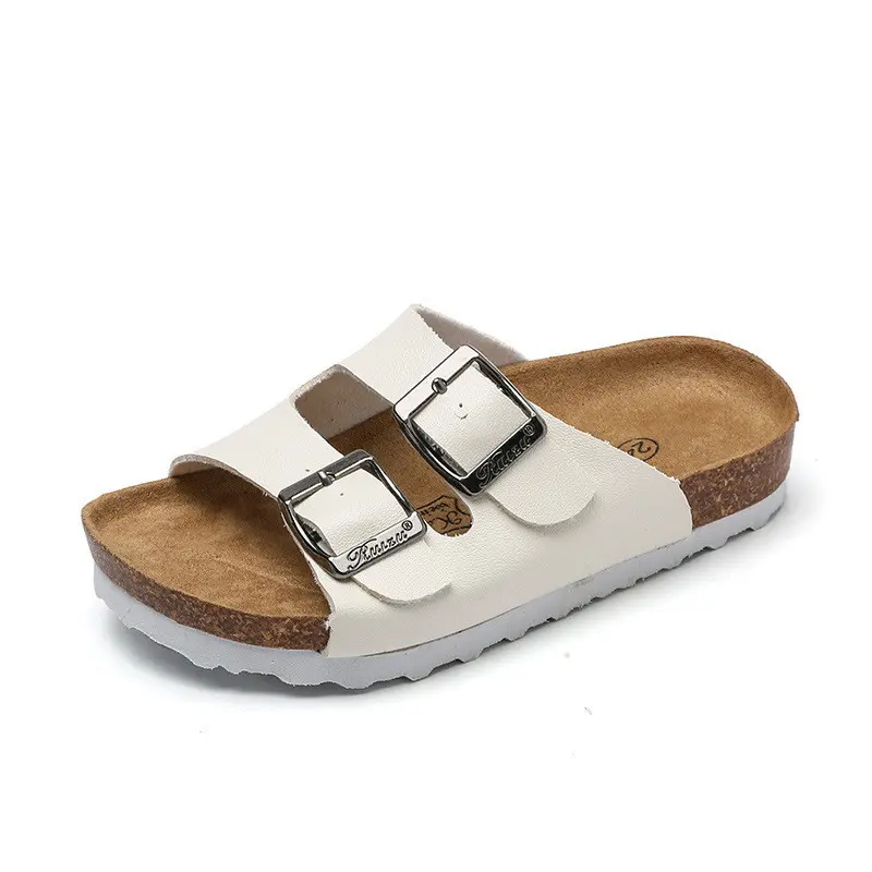 Ready Stock Fashion Cork Slippers  Beach Shoes Bokenshoes Lightweight Birken Sandal Footwear Women