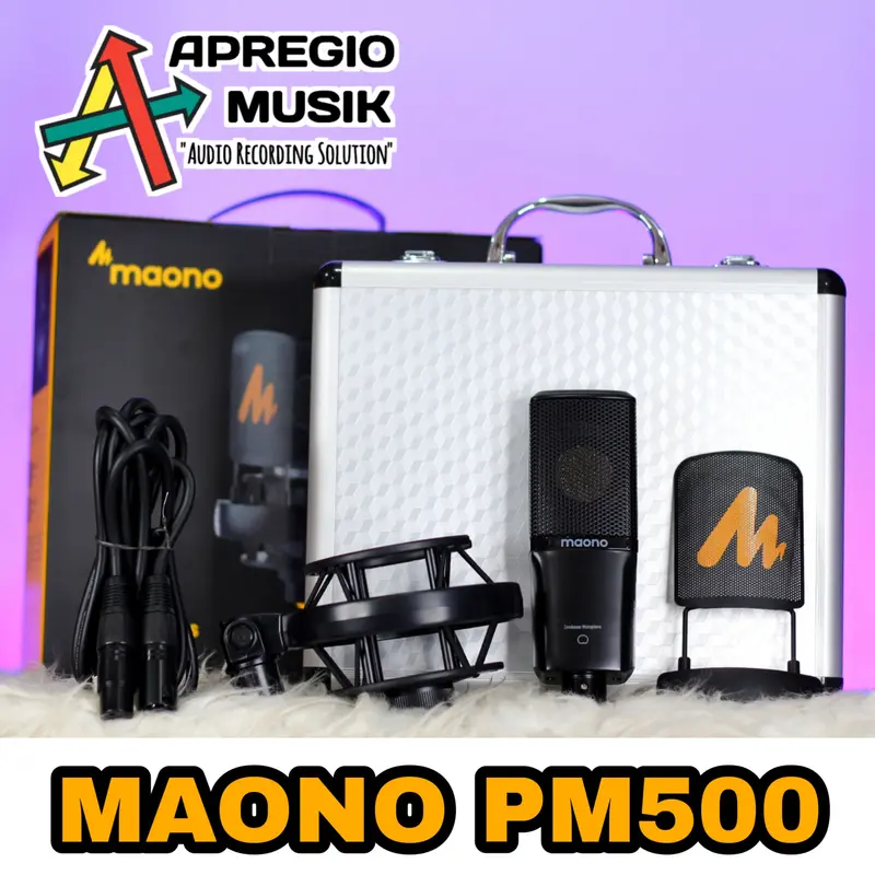 MAONO AU-PM500 PM 500 Professional Large Diaphragm Microphone with Hardcase 1