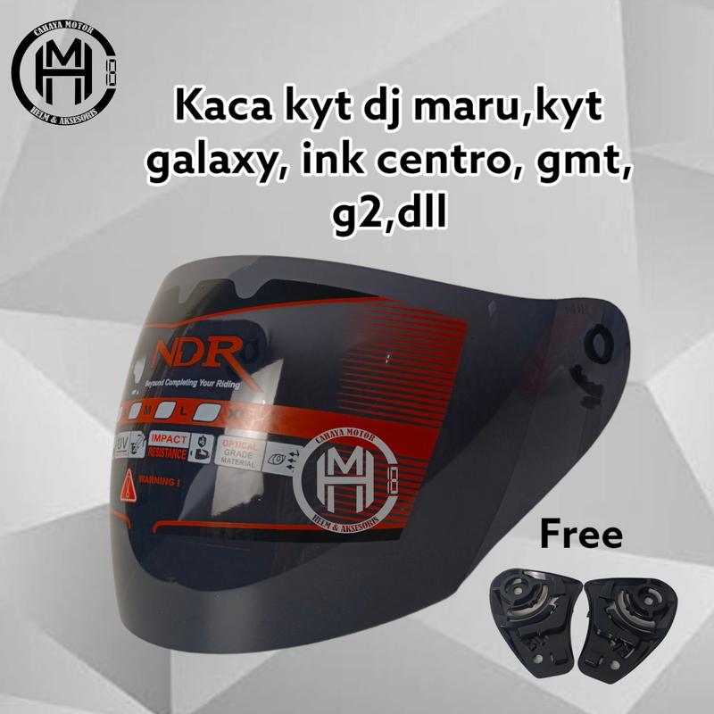 VISOR/KACA HELM KYT DJ MARU | GALAXY | DJ MAXI | INK CENTRO MERK NDR Visor 2
