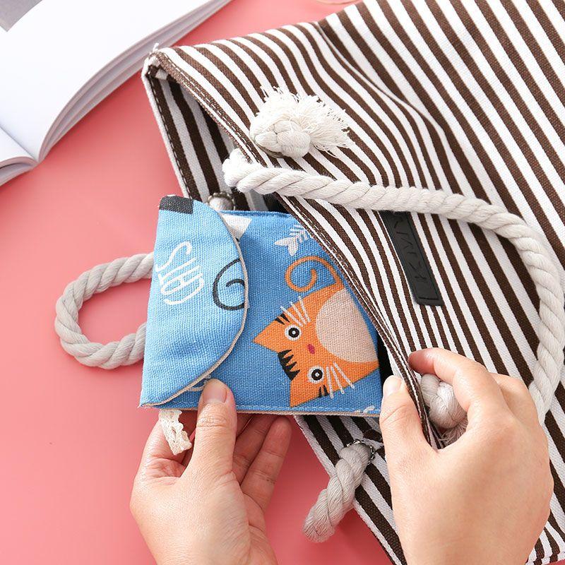 Túi lưu trữ Băng Vệ Sinh Túi Băng Vệ Sinh Cầm Tay cho phụ nữ, túi gấp, lưu trữ Băng Vệ Sinh, khăn M, túi hàng tháng 3