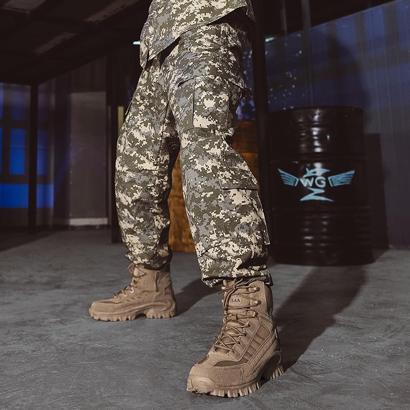 Product Introduction of Men's Tactical boots Martin boots large size desert training shoes boots for men 18