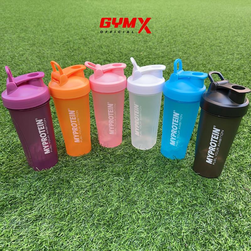  Bình Nước Tập Gym  Bình Lắc Thể Thao Myprotein 700ml Có Lò Xo Lắc Shaker 