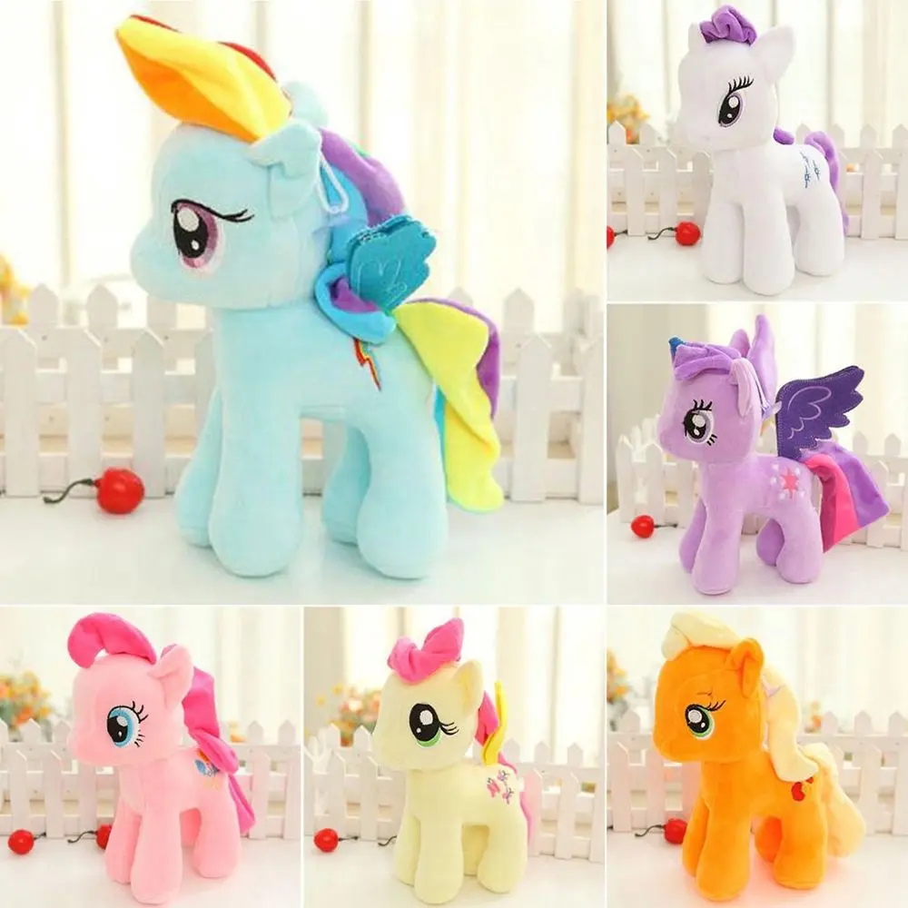 Búp Bê Nhồi Bông Ngựa Cầu Vồng, 25CM, Dễ Thương Và Đáng Yêu, Bánh Ngón út, Kỳ Lân, Đồ Chơi Nhồi Bông My Little Pony