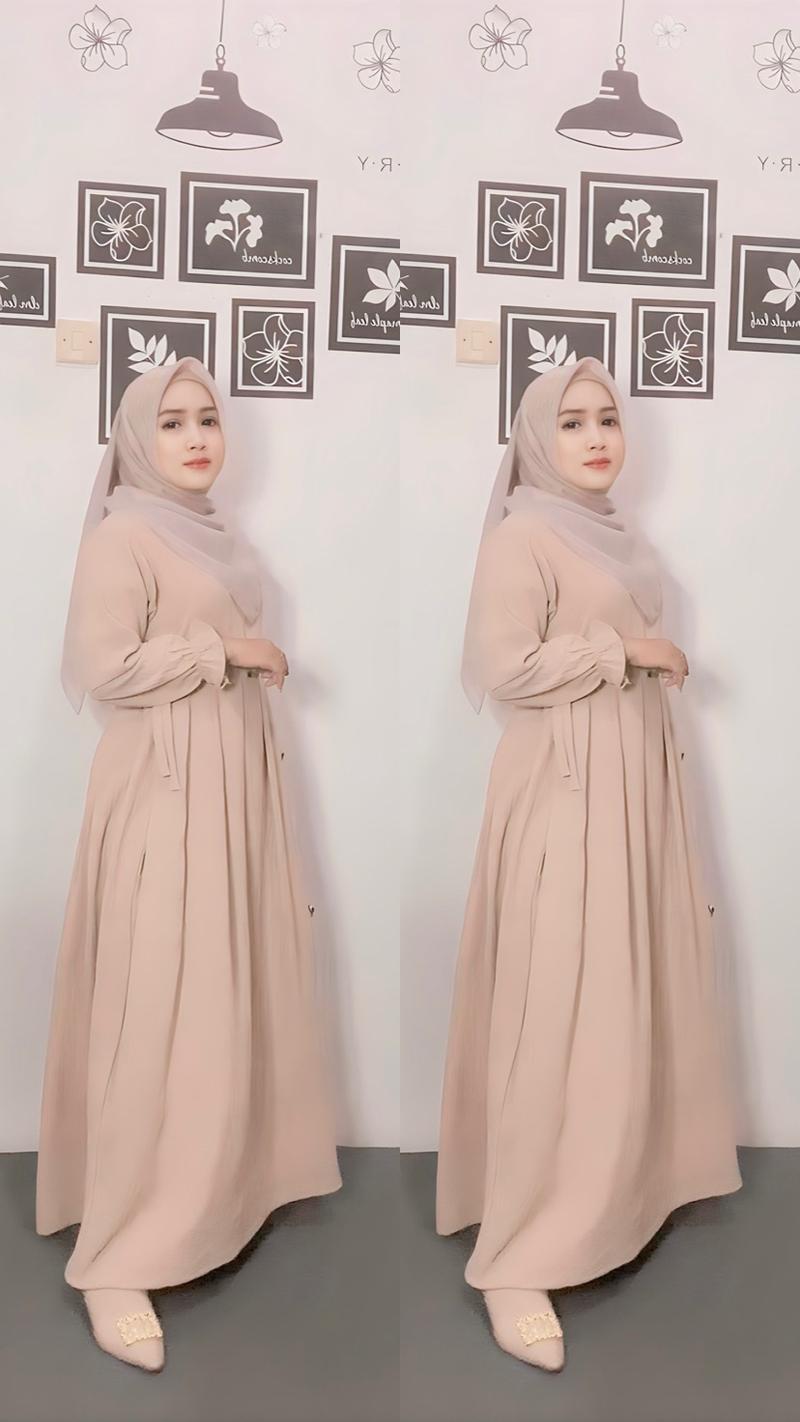 Product Introduction of Mila Dress Jumbo Ld 120 Dress Wanita Cringkel Airflow Busui Frendly 5