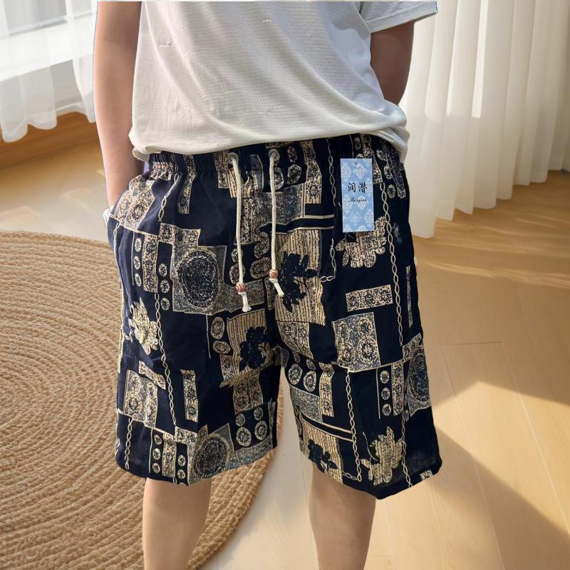 Product Introduction of Quần Soóc Đi Biển, Chất Liệu Bông Mùa Hè, Dáng Rộng Vừa Vặn, Dành Cho Nam Giới, In Hình Dân Tộc, Thời Trang Thường Ngày Thích Hợp Mặc Nhà, Đồ Lót Nam, Thiết Kế Đa Màu Nhiệt Đới 10