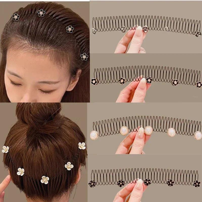 Product Introduction of Kẹp Lược Chải Tóc Dài Hoàn Thiện Tóc Con Ngọc Trai Hàn Quốc Cho Trẻ Em Băng Đô Kẹp Tóc Trẻ Em Phụ Kiện Cài Tóc Kim Loại Màu Đen 0