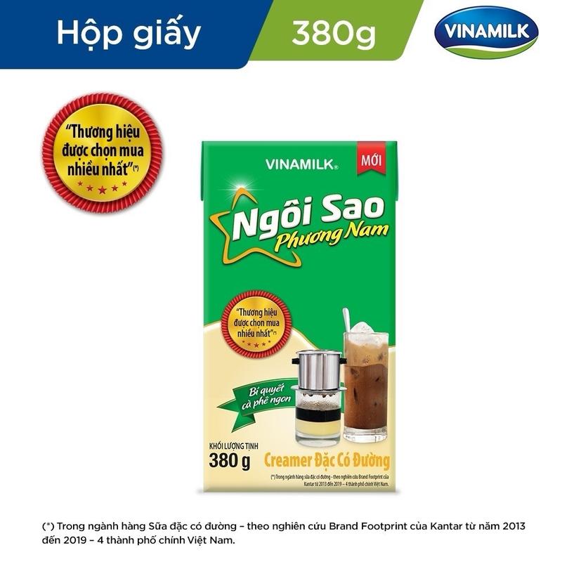 1 Hộp sữa đặc ngôi sao phương nam hộp giấy 380g