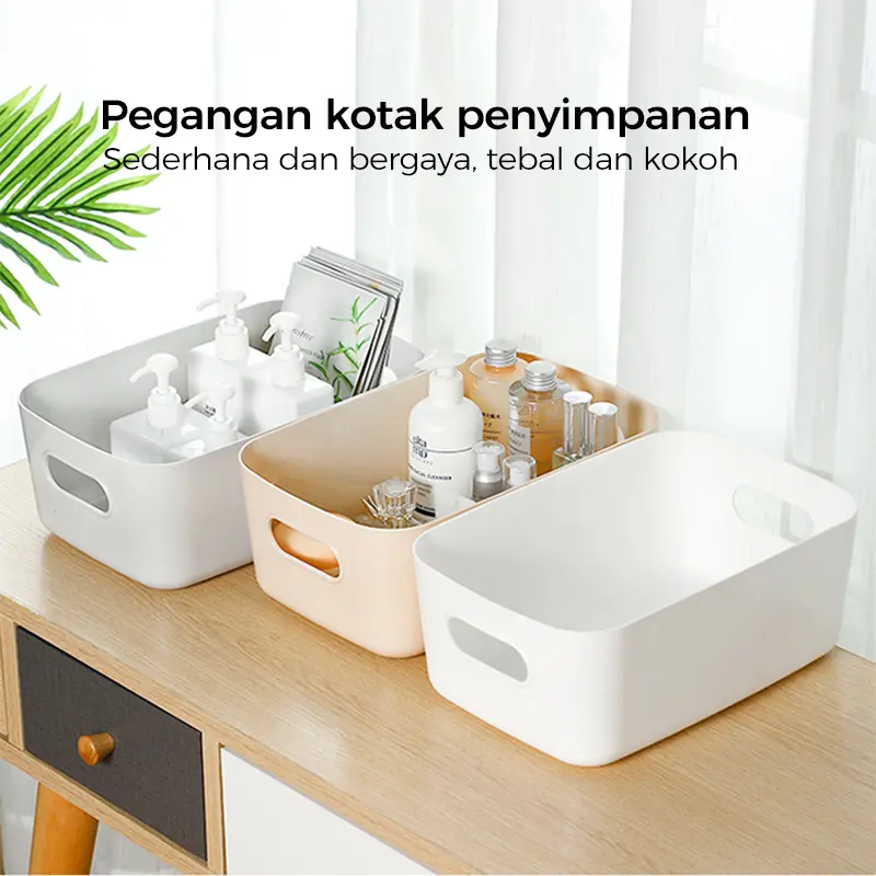 【COD】AONEZ  Storage Box Organizer / Container  Multifungsi Kotak Skincare Keranjang Makanan
