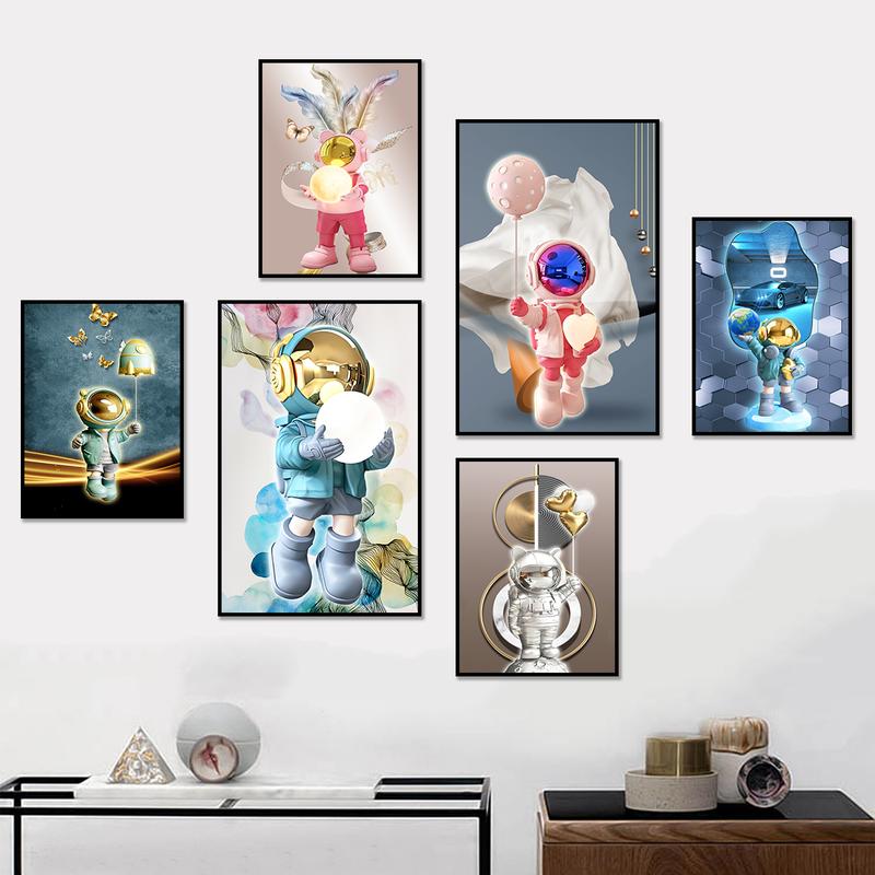 Set 6 Tranh Dán Tường  Mẫu Mới, Có Keo Dán Sẵn, Trang Trí Decor Gaming / Siêu Anh Hùng - Tranh Ảnh Việt - Shome Treo Tường