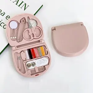 Sewing Kit Set Box Kotak Perlengkapan Jahit Benang Jarum Travel 0968