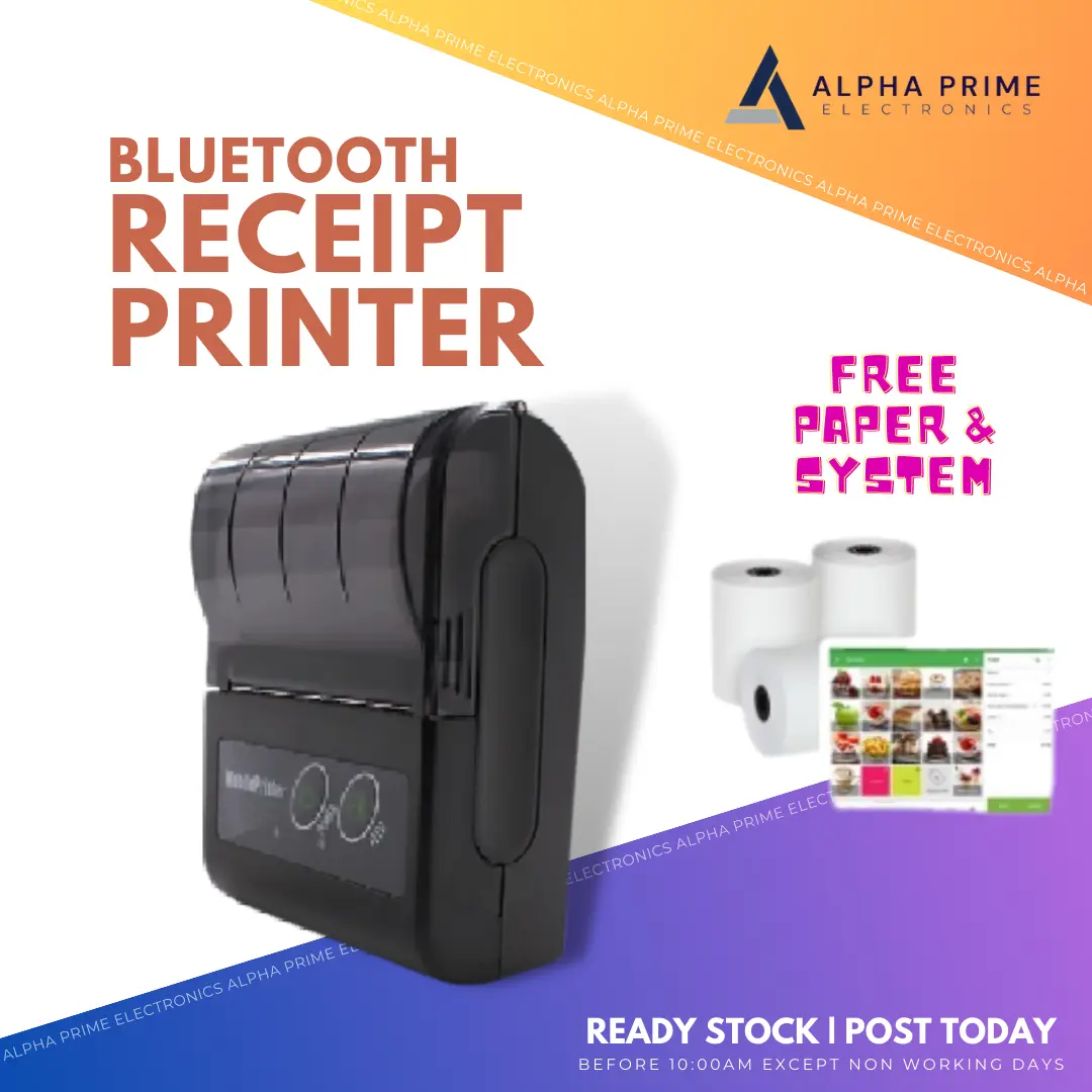 POSDECK Bluetooth Receipt Printer Murah Thermal Mesin Resit POS System Cashier Misi