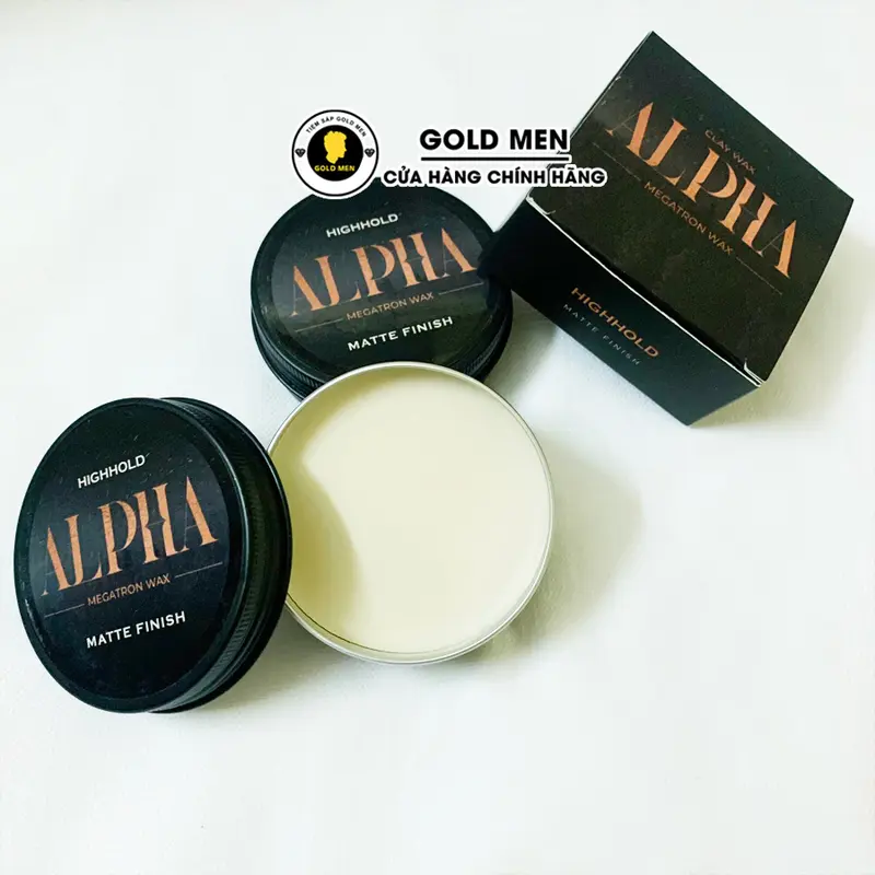 Sáp vuốt tóc Alpha Clay Wax, sáp vuốt tóc nam chính hãng 4