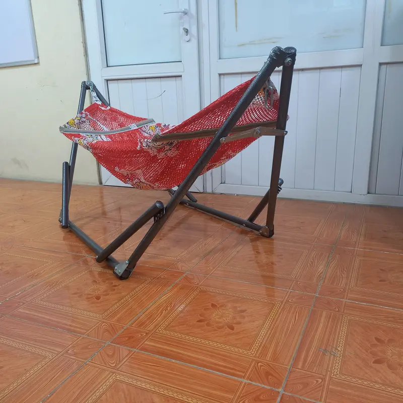 SG-Bộ võng xếp mini dành cho em bé gồm khung võng mini và võng mini 6