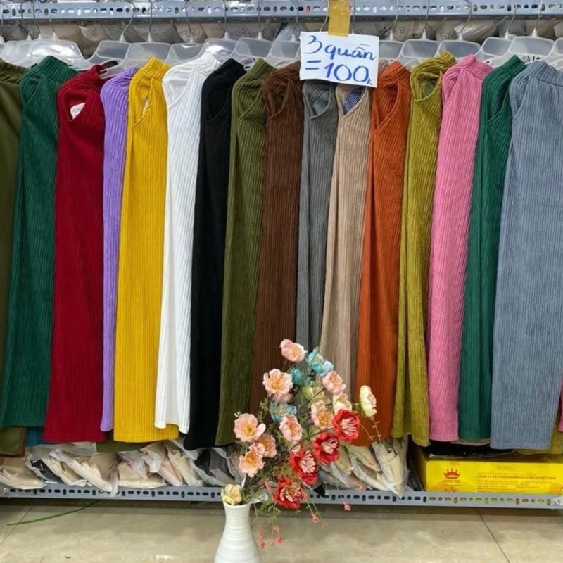 Combo 3quần vải  sop nhật cao cấp co giãn bốn chiều chất vải mềm mịn mặc rất nhẹ nhàng và thoải mái Nữ 3