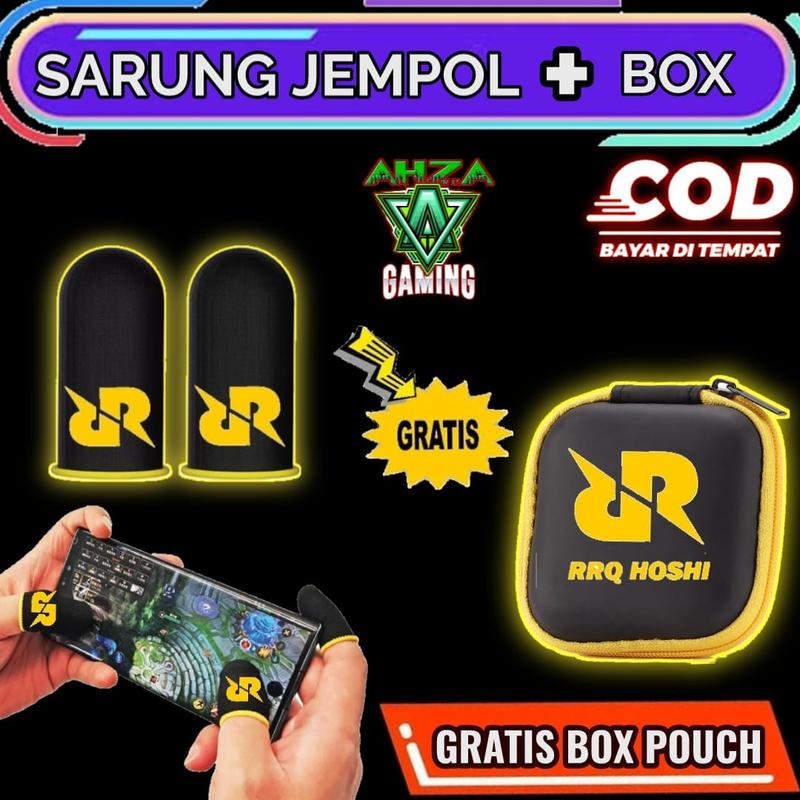 Product Introduction of COD - MURAH Sarung Jempol BIGETRON + BOX POUCH Sarung Game Ml Ff Pubg Anti Basah 10