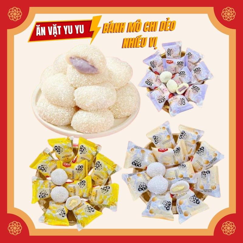500G BÁNH MOCHI MIX 3 VỊ KHOAI MÔN SẦU RIÊNG SỮA ĐẬU NÀNH NHÂN KEM SỮA TƯƠI SIÊU NGON HOTTREND 2024 Thức Ăn Food