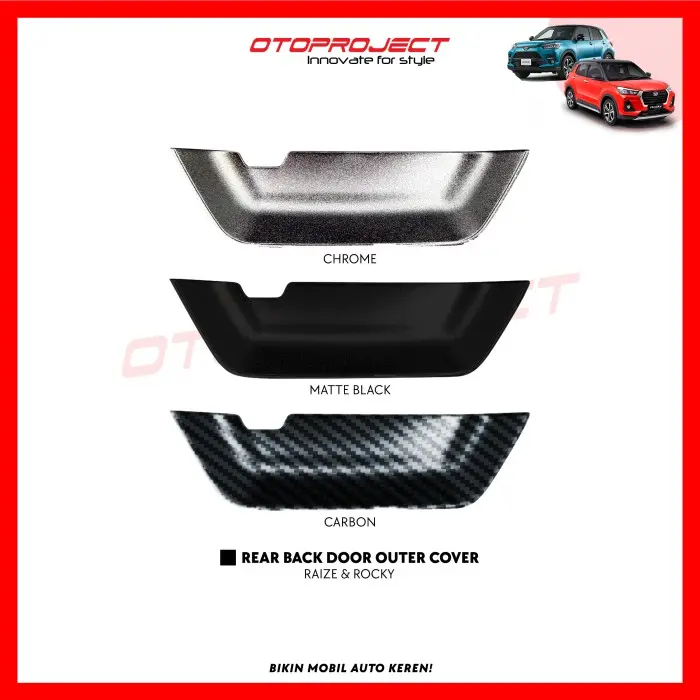 REAR BACK DOOR OUTER COVER RAIZE / ROCKY Car 2