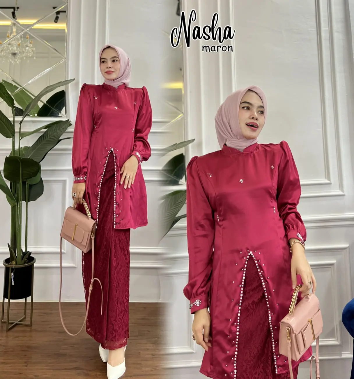 Nasha - Setelan Kebaya Kondangan Nikahan Lamaran atasan