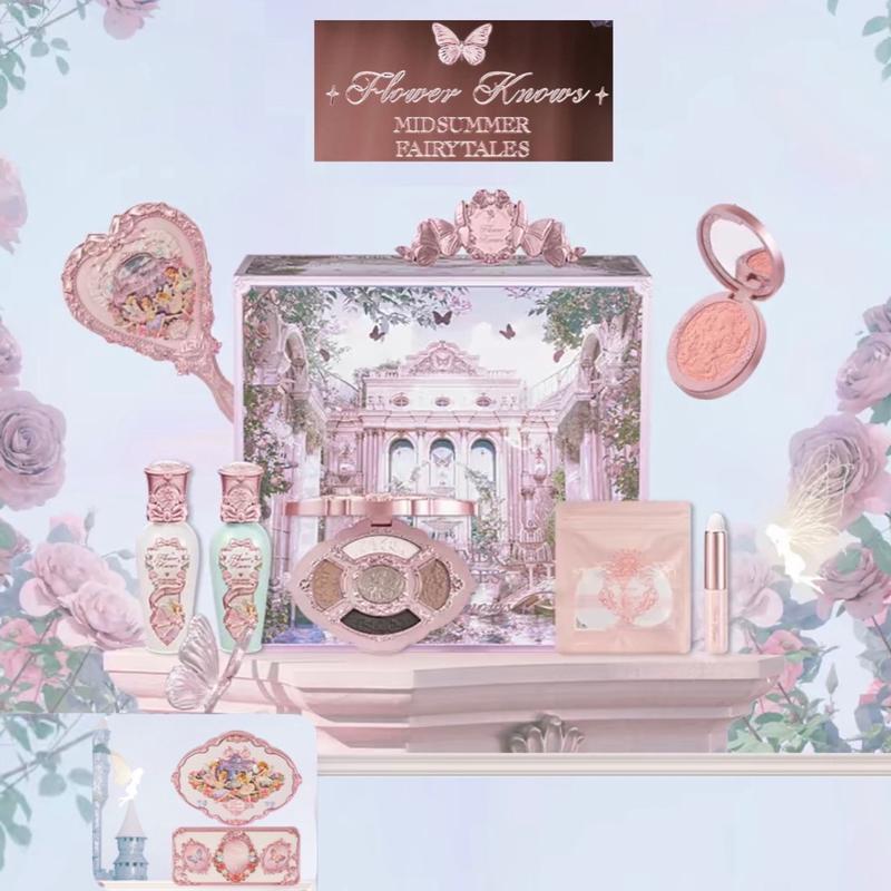 Flower Knows Bộ Trang Điểm phấn mắt Hoa Biếc Midsummer Fairytales