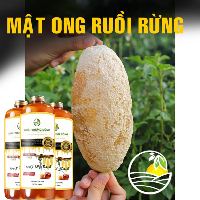 Mật Ong Ruồi 1 Lít Ngọt Thanh Mật Rừng Tự Nhiên Lắng Đọng Dư Vị