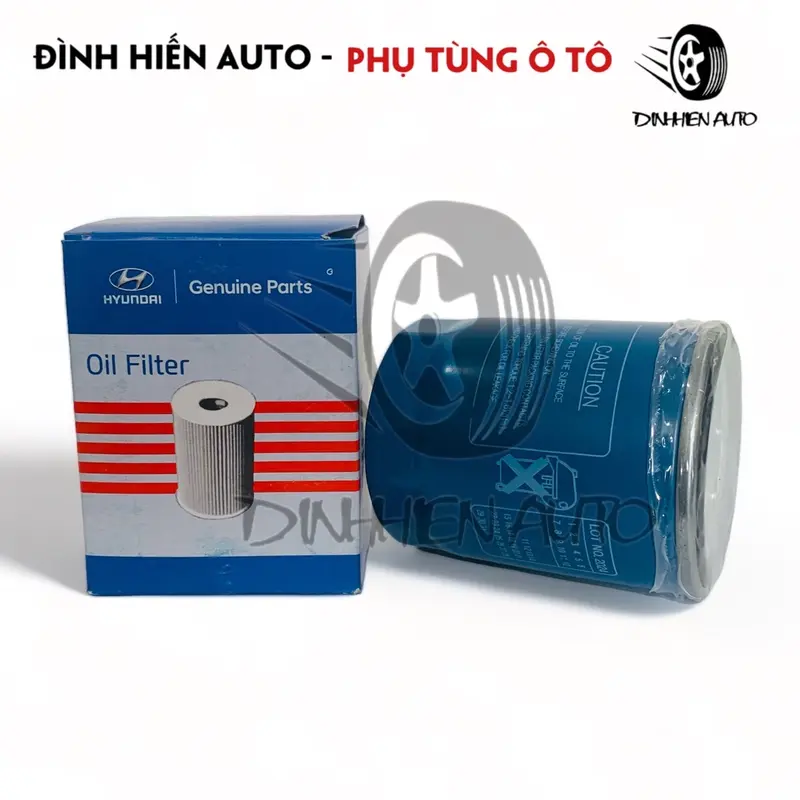 [HÀNG CHÍNH HÃNG] Lọc nhớt, dầu động cơ chính hãng xe Hyundai | Kia: I10, Grand I10, Accent, Venue - Morning, Soluto (Mã: 2630002752 | 26300-02752) 2