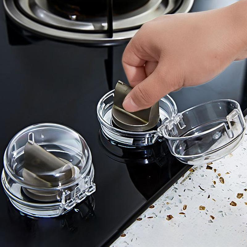1 Pair Stove Safety Covers Transparent Heat-resistant PC Kitchen ...