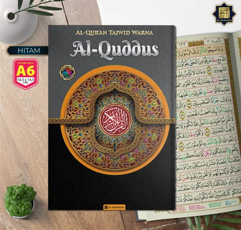 Alquran Al Quddus Tajwid Warna Non Terjemah A6 Ukuran Kecil 2