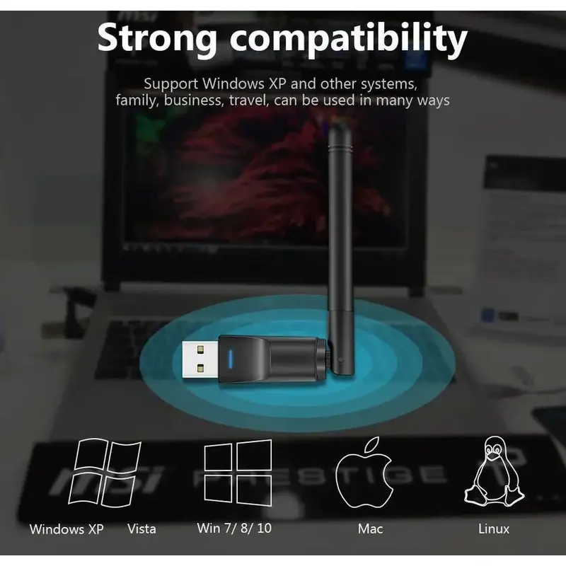 USB Dongle WIFI MT7601 for Set Top Box DVB T2 PC LAPTOP 3