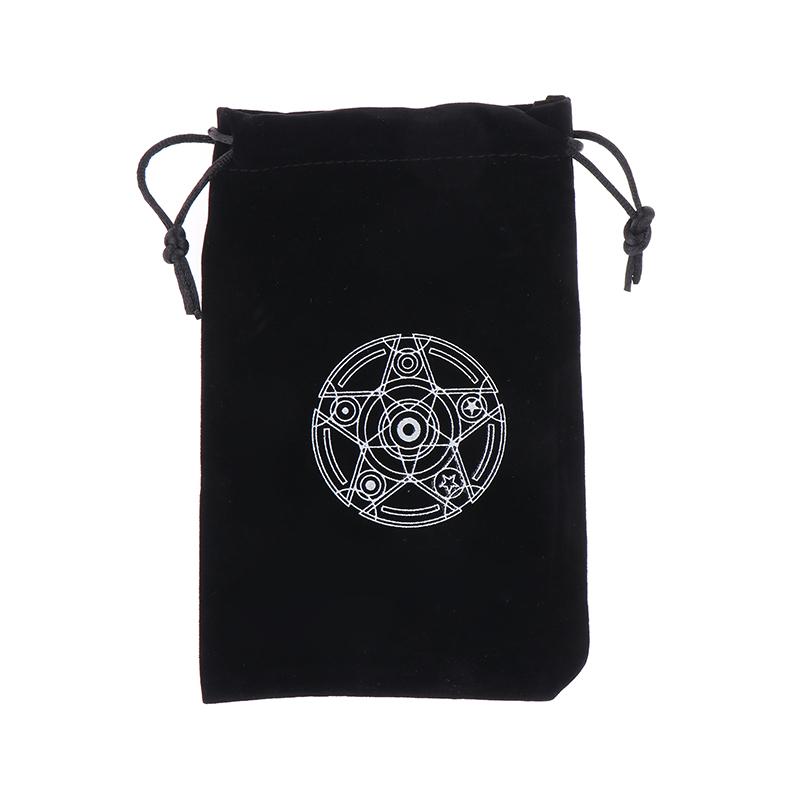 Product Introduction of [MMG]1Pc Velvet Tarots Oracle Cards Storage Bag Runes Constellation Witch Divination Accessories Jewelry  Bag Drawstring Pouch 43