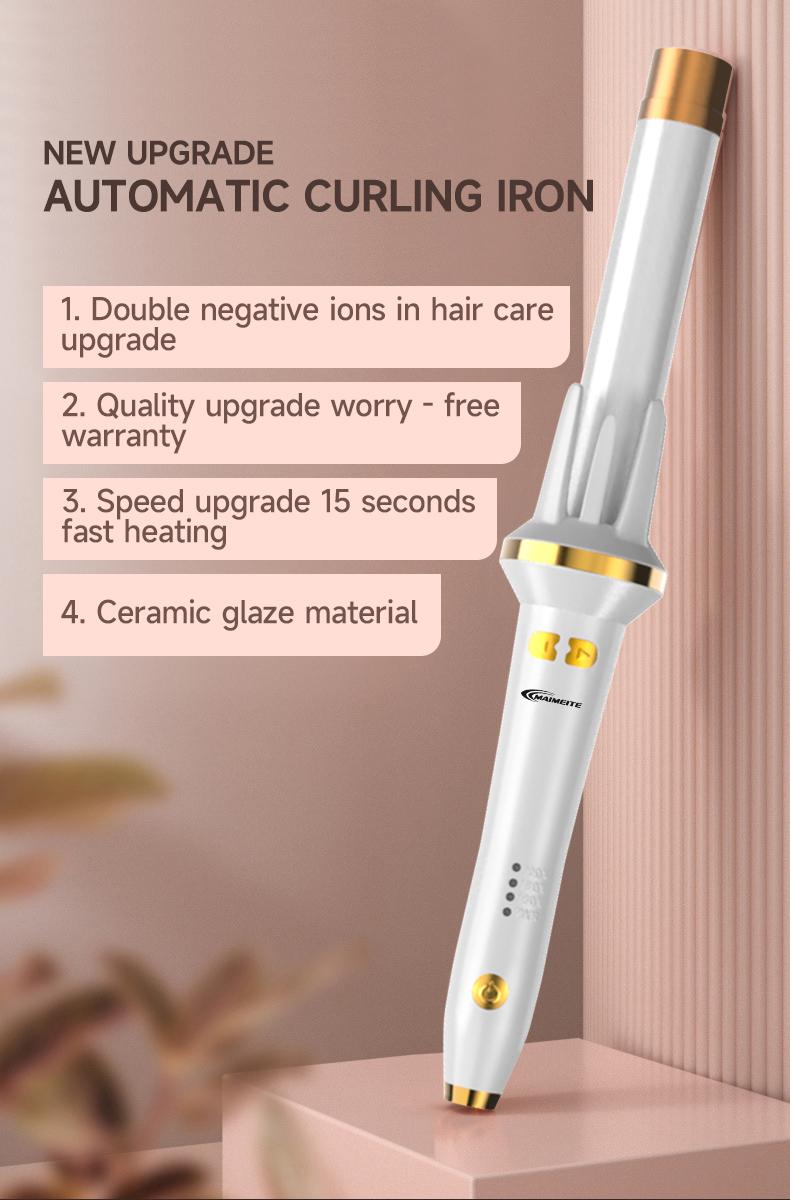 MAIMEITE 32MM Catokan Curly Otomatis Catokan Keriting Rambut Otomatis Ceramics Curly Libra Hair Curly Styler