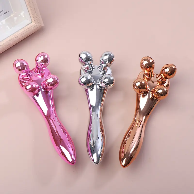 Cây Con Lăn Mát Xa, Dụng Cụ Mát Xa, Máy Massage Cơ Thể Lưng, Mũi, Mắt, Cổ, Dụng Cụ Làm Đẹp, Để Thư Giãn Và Bó Sát, Loại Bỏ Nếp Nhăn, Với Búa Cơ 1